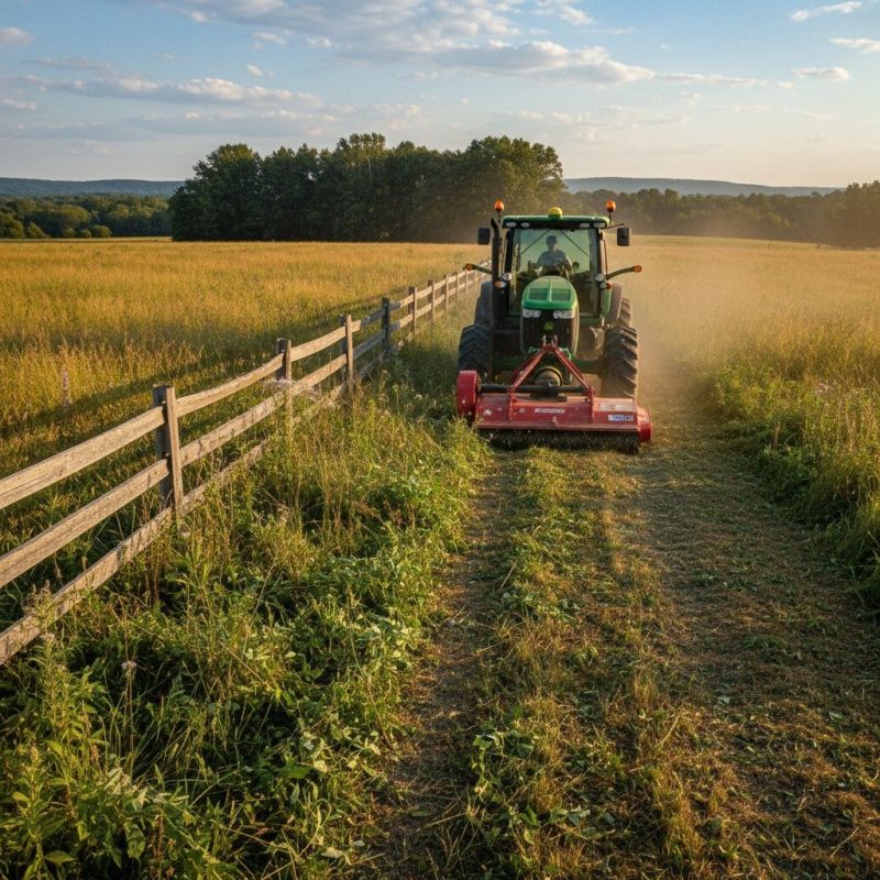 Local Pastures Bush Hogging pros at work