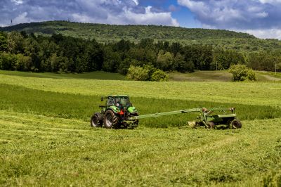 Products For Pastures Bush Hoggings in use
